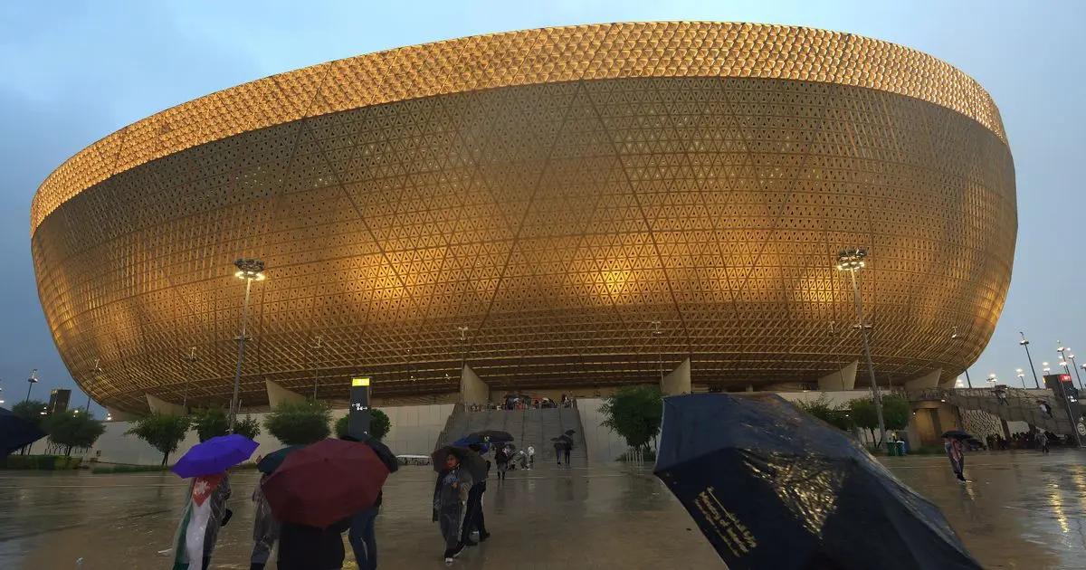 هل تؤثر الأمطار في جاهزية ملعب لوسيل قبل نهائي المغرب والأردن بكأس العرب؟