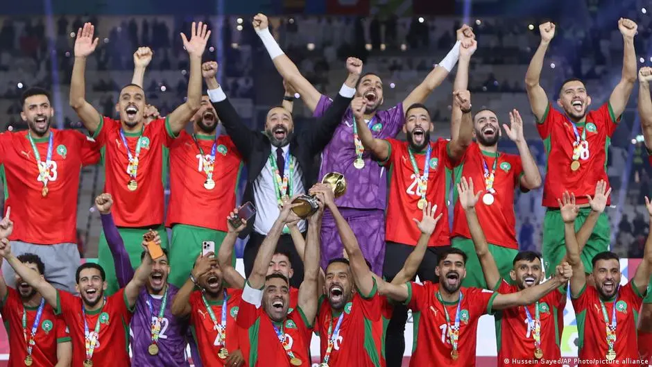 المغرب يفوز على الأردن ويتوج بكأس العرب 2025 بالدوحة