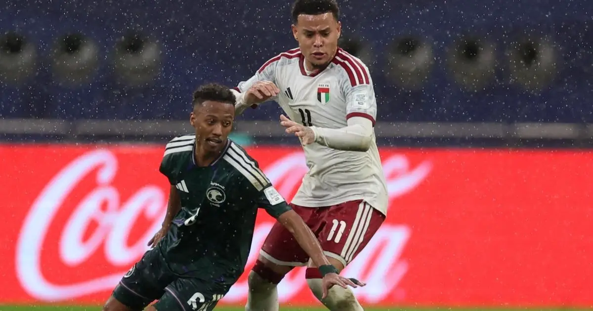 إلغاء مباراة السعودية والإمارات في كأس العرب بسبب الأمطار الغزيرة