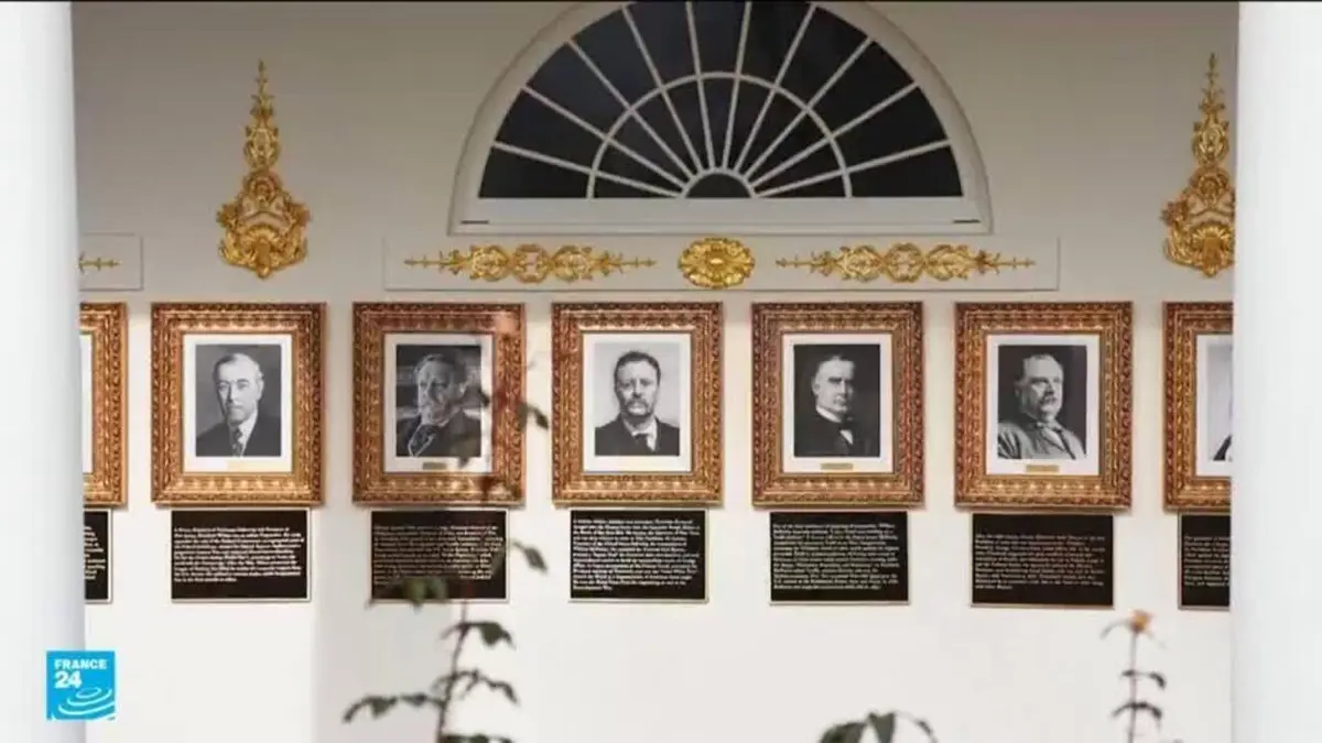 "بخط" ترامب.. عبارات لاذعة تحت صور الرؤساء السابقين في البيت الأبيض