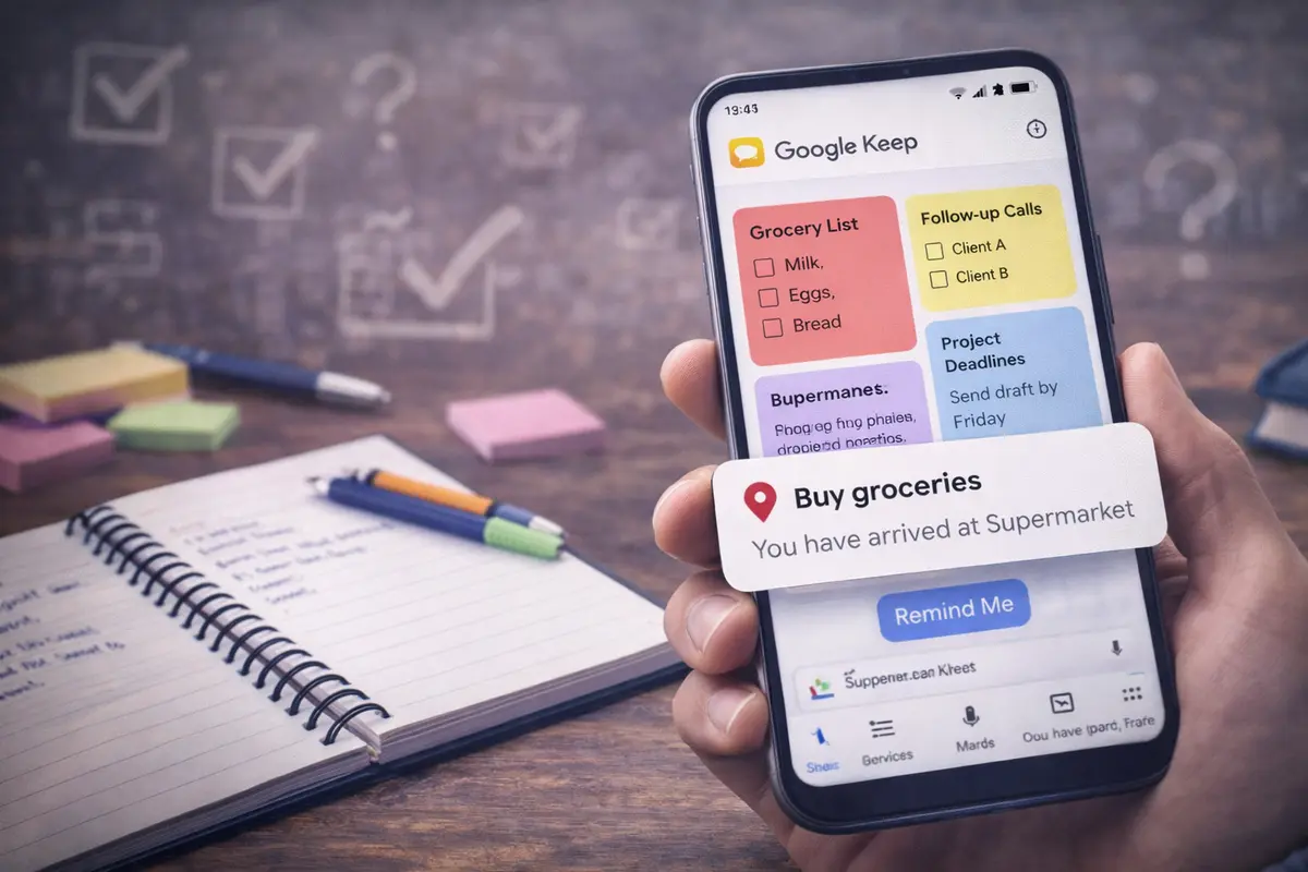 حيل Google Keep تساعدك على التوقف عن نسيان مهامك اليومية