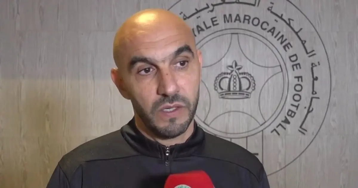 وليد الركراكي: لا نستطيع القول إن المغرب غير مرشح للفوز بكأس إفريقيا
