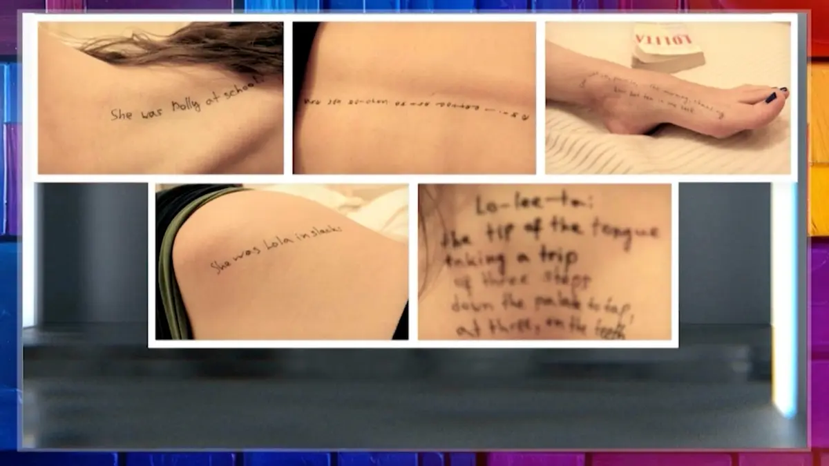 وثائق إبستين: اقتباسات من رواية "لوليتا" على جسد أنثى.. ومحادثة نصية لإرسال فتاة مقابل المال