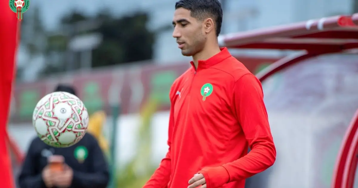 أخبار سارة للمغرب.. أشرف حكيمي يُطمئن الجمهور خلال التدريب الأخير