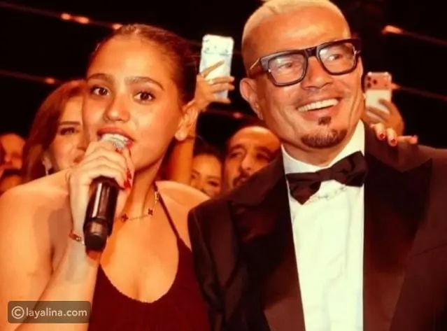 جنا وعمرو دياب يخطفان الأنظار في حفل زفاف