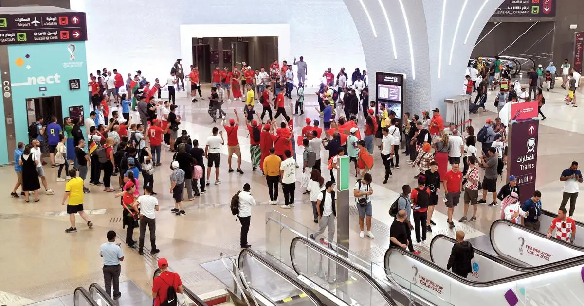 سكك حديد قطر نقلت 4.9 ملايين راكب خلال بطولتي كأس العرب والقارات