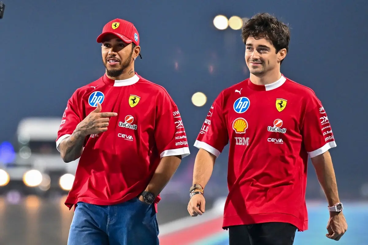 Why Charles Leclerc "doesn't have advice" for Lewis Hamilton after first Ferrari F1 season