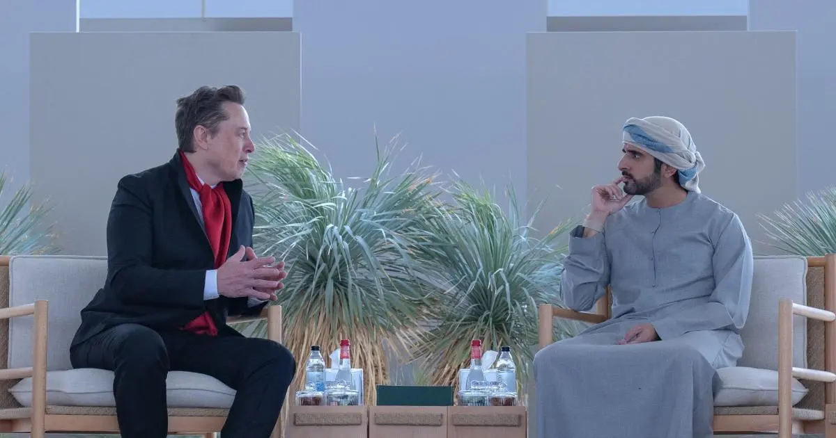 ولي عهد دبي وماسك يناقشان مستقبل الفضاء والتكنولوجيا