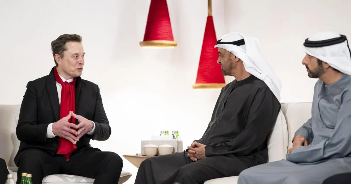 بن زايد وماسك يبحثان التعاون في مجال الذكاء الاصطناعي