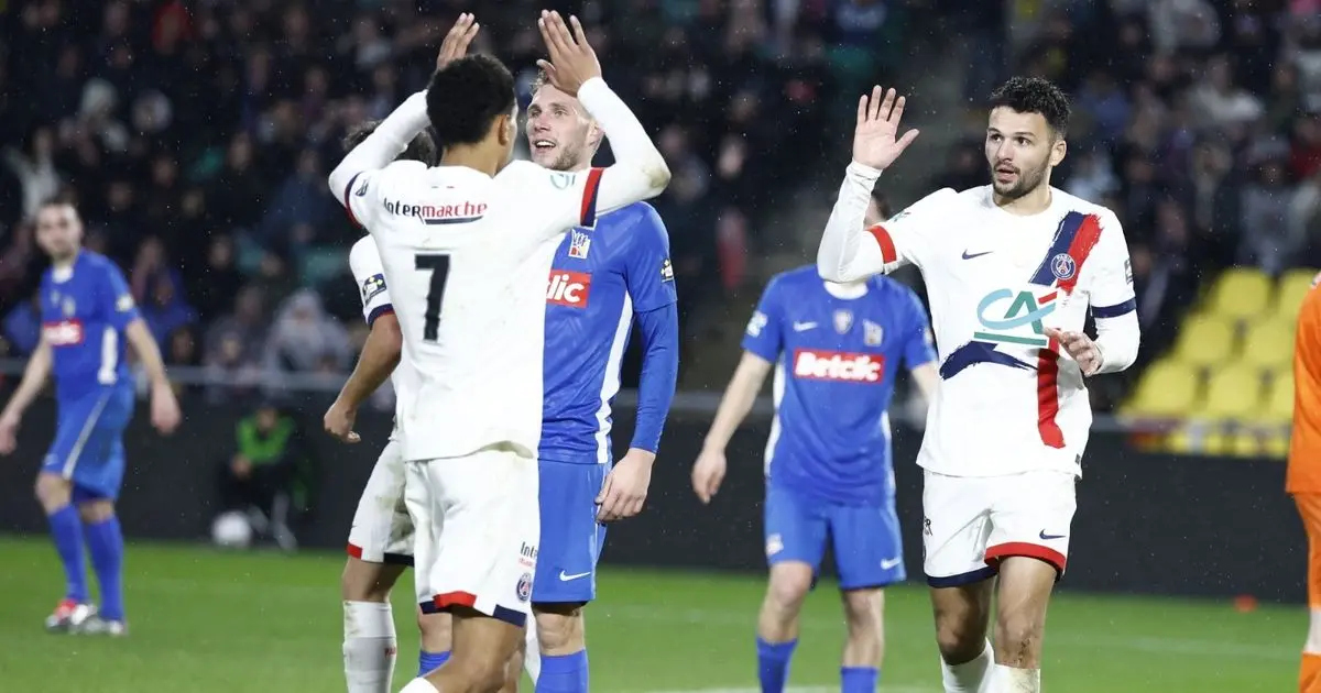 باريس سان جيرمان يتقدم في كأس فرنسا ويفشل في تحطيم رقم برشلونة التاريخي