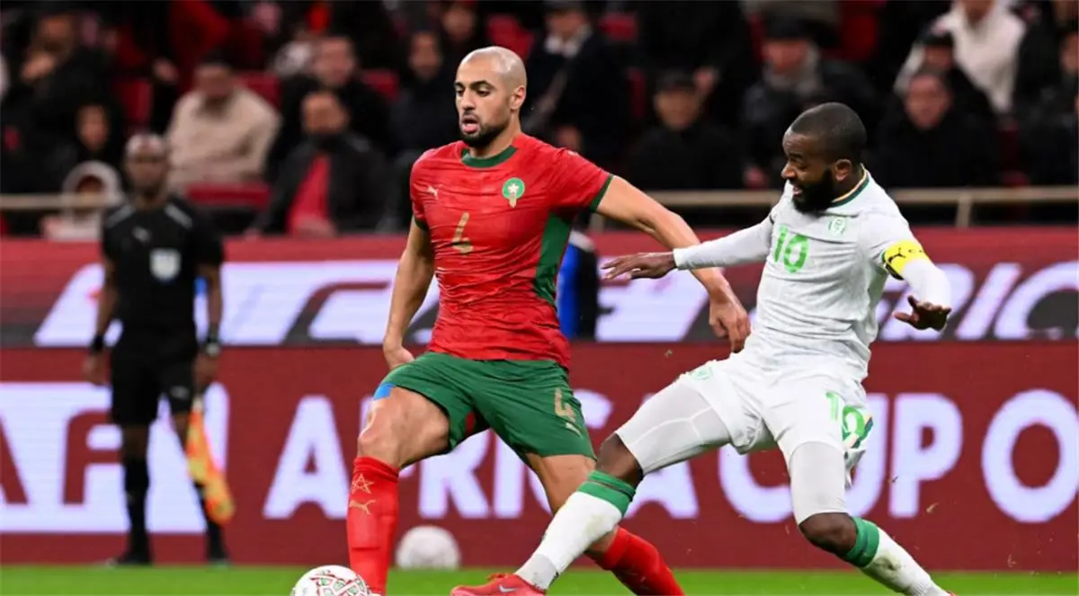 رجل مباراة المغرب وجزر القمر في كأس أمم إفريقيا 2025
