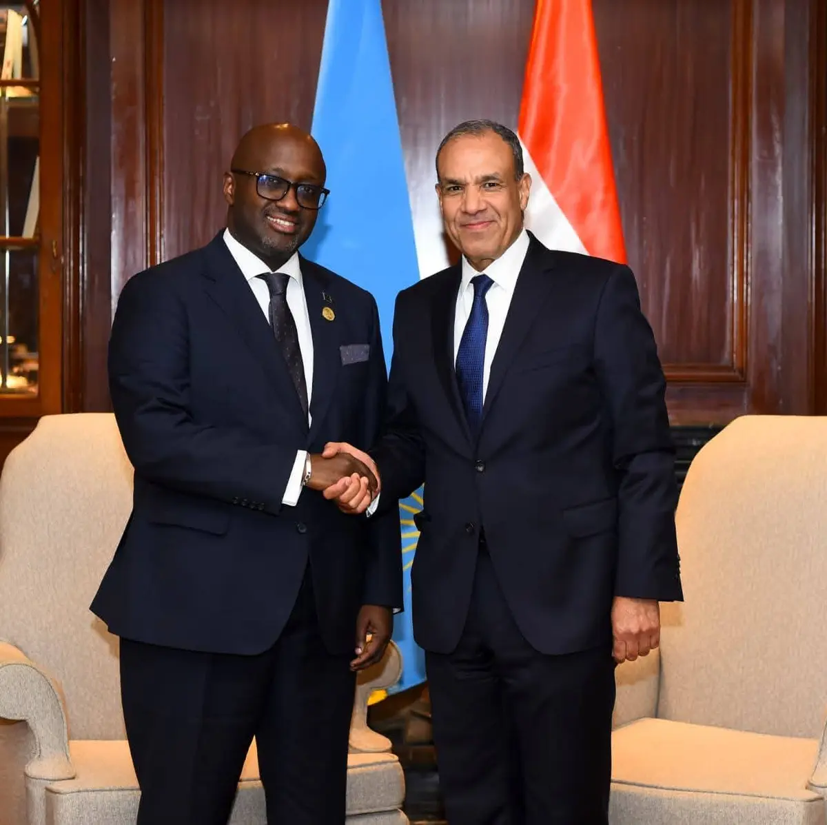وزير الخارجية يلتقي نظيره الرواندي لبحث سبل تعزيز التعاون الثنائي - أموال الغد