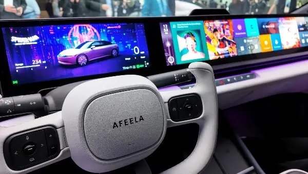 بلايستيشن داخل السيارة.. سوني وهوندا الكهربائية "Afeela 1" بتجربة فريدة لـ"جيمرز"