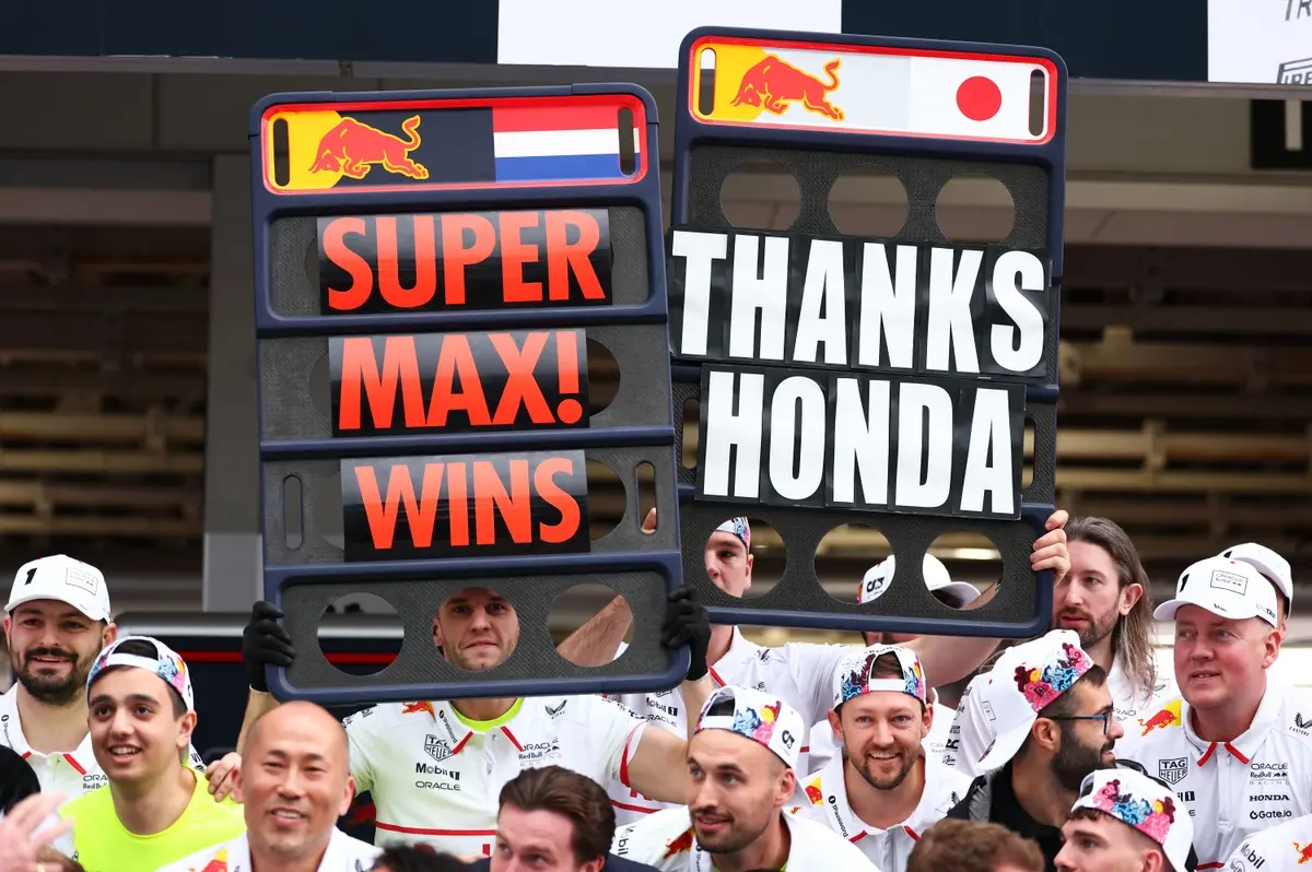 Red Bull bids farewell to Honda with throwback montage as eight-year F1 partnership ends