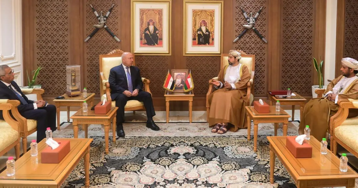 عُمان ومصر تبحثان تعزيز التكامل الصناعي والاقتصادي