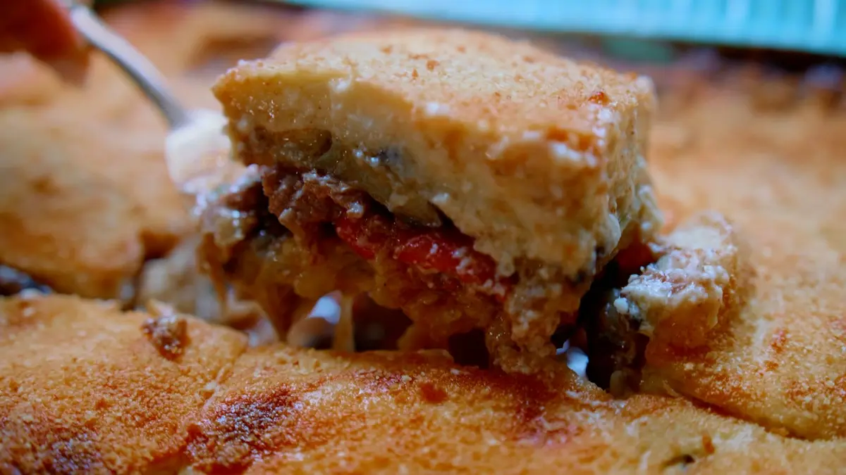 سرّ تحضير المسقعة اليونانية بالباذنجان