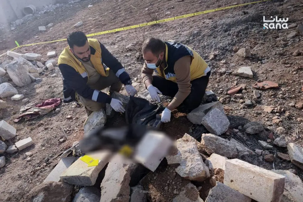 الدفاع المدني السوري: العثور على رفات بشرية مجهولة الهوية في ضاحية الثورة بحلب