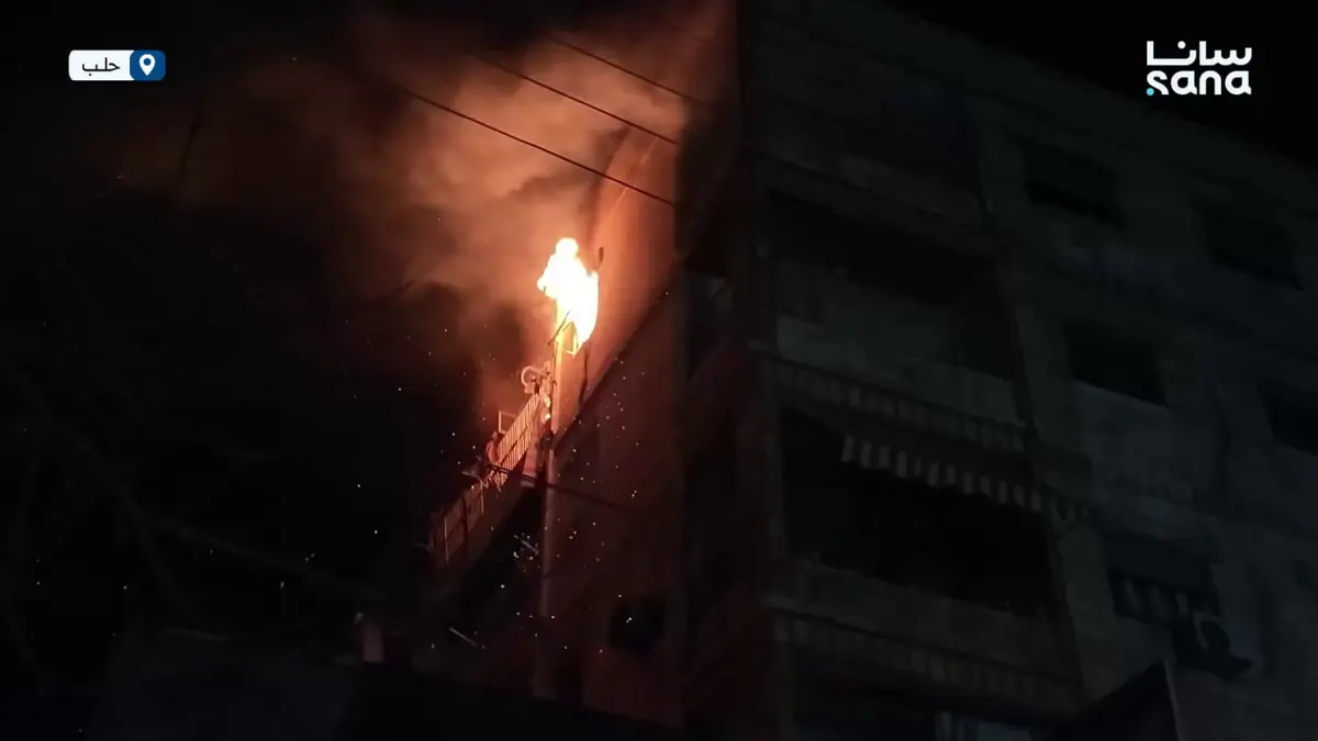 مشاهد لاستهداف قسد مناطق سكنية في عدد من أحياء حلب ووقوع إصابات بين المدنيين