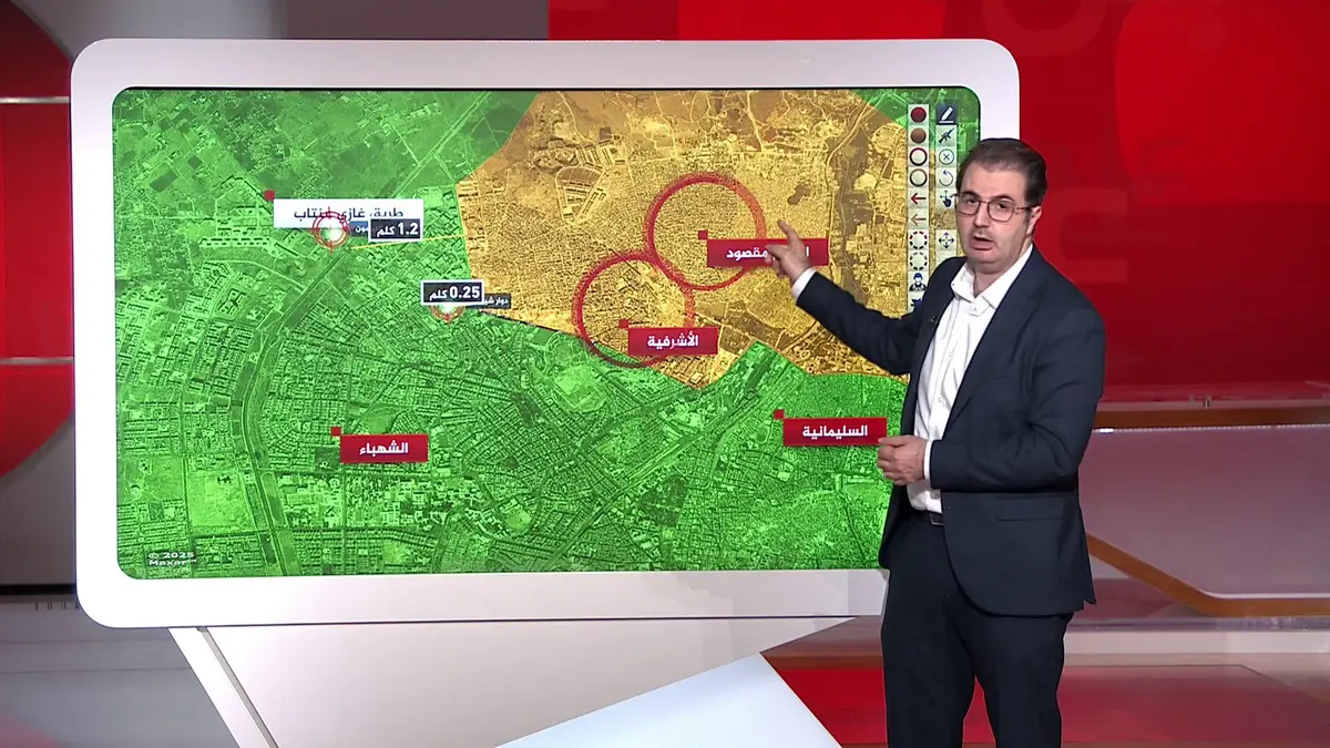 أين تدور المواجهات بين الجيش السوري وقسد في حلب؟