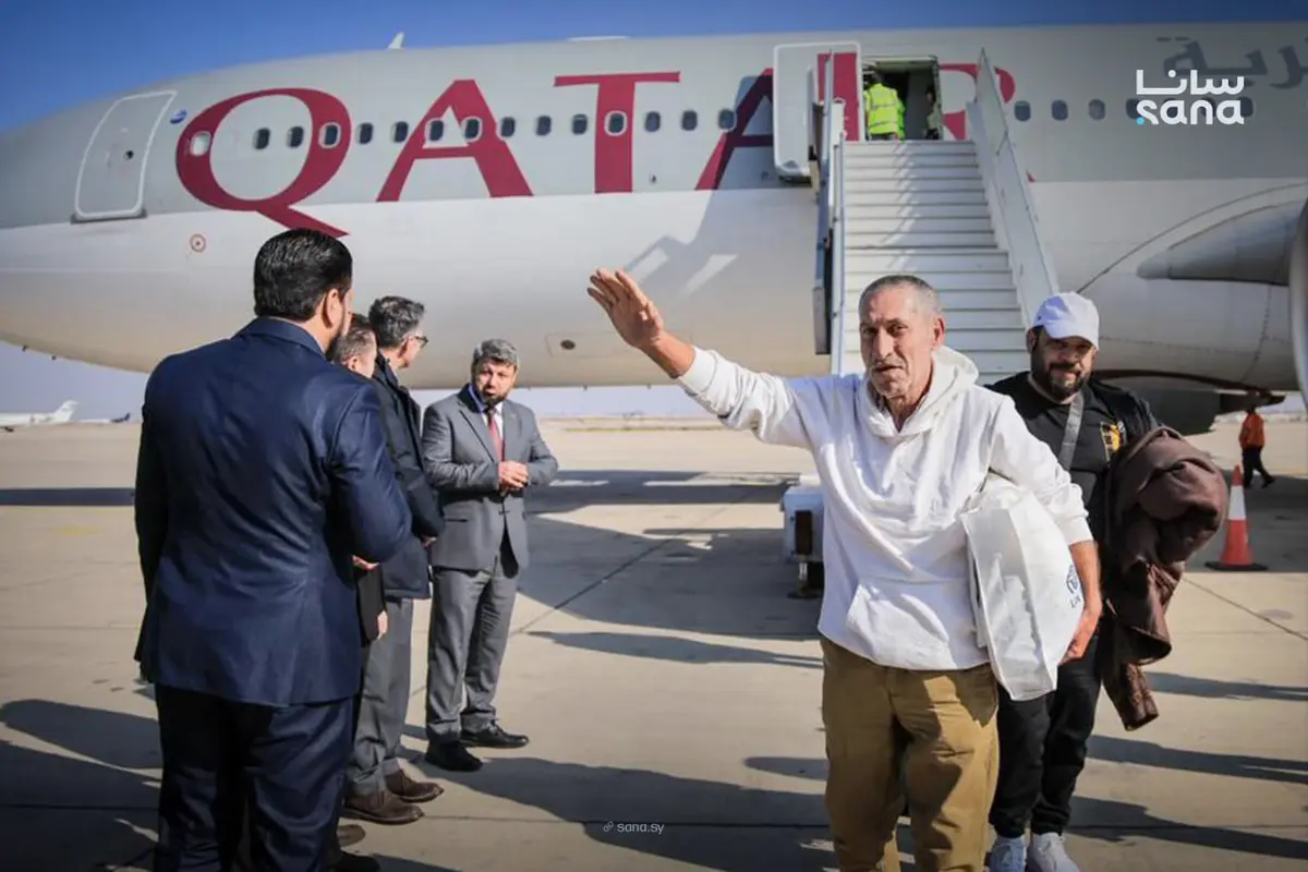 وصول أول طائرة ركاب إلى مطار دمشق الدولي على متنها 32 مواطناً سورياً قادمين من السودان