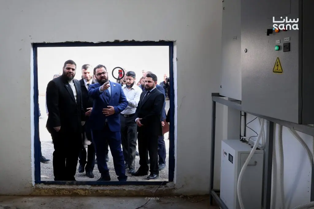 المؤسسة العامة لمياه الشرب بدمشق وريفها تفتتح محطة تنقية مياه في بلدة عدرا الجديدة