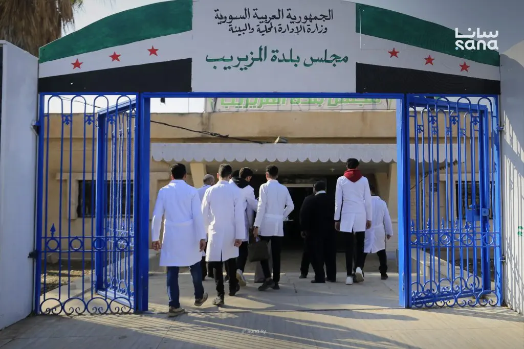 ندوة في المزيريب بريف درعا حول مخاطر تلوث المياه وسبل الوقاية الصحية