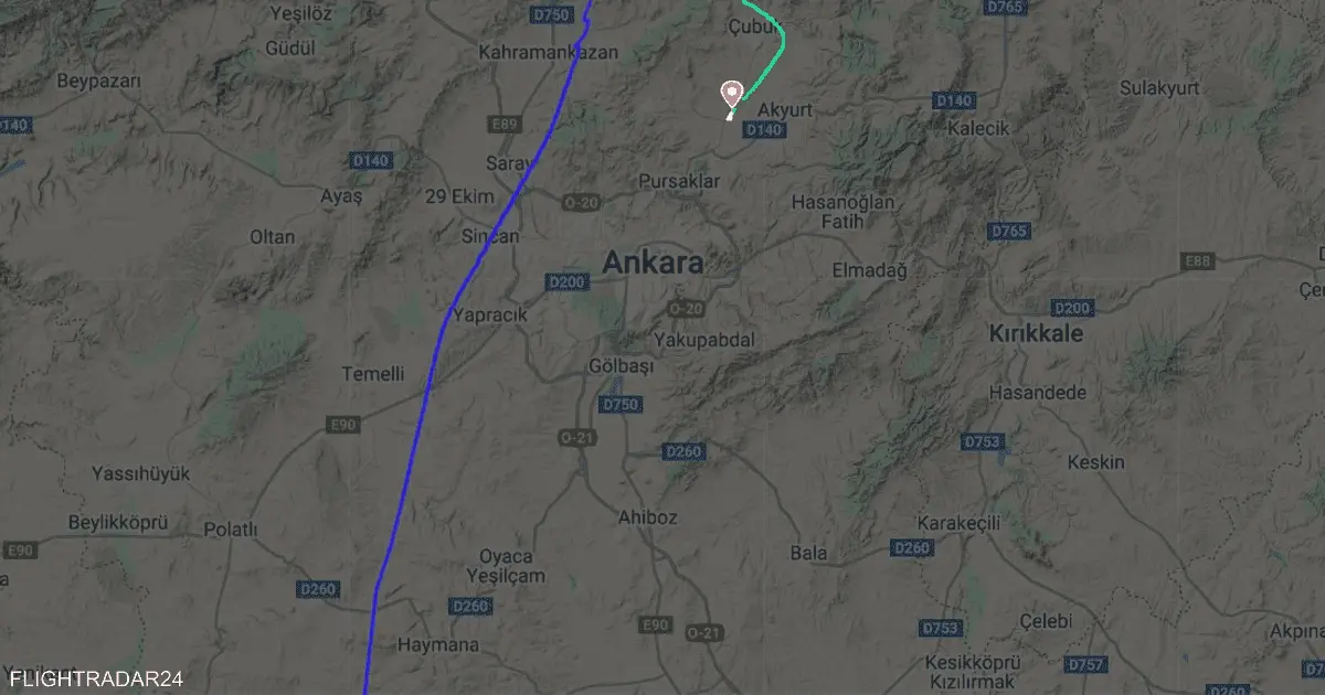 فيديو.. مسار طائرة رئيس أركان حكومة الدبيبة قبل تحطمها