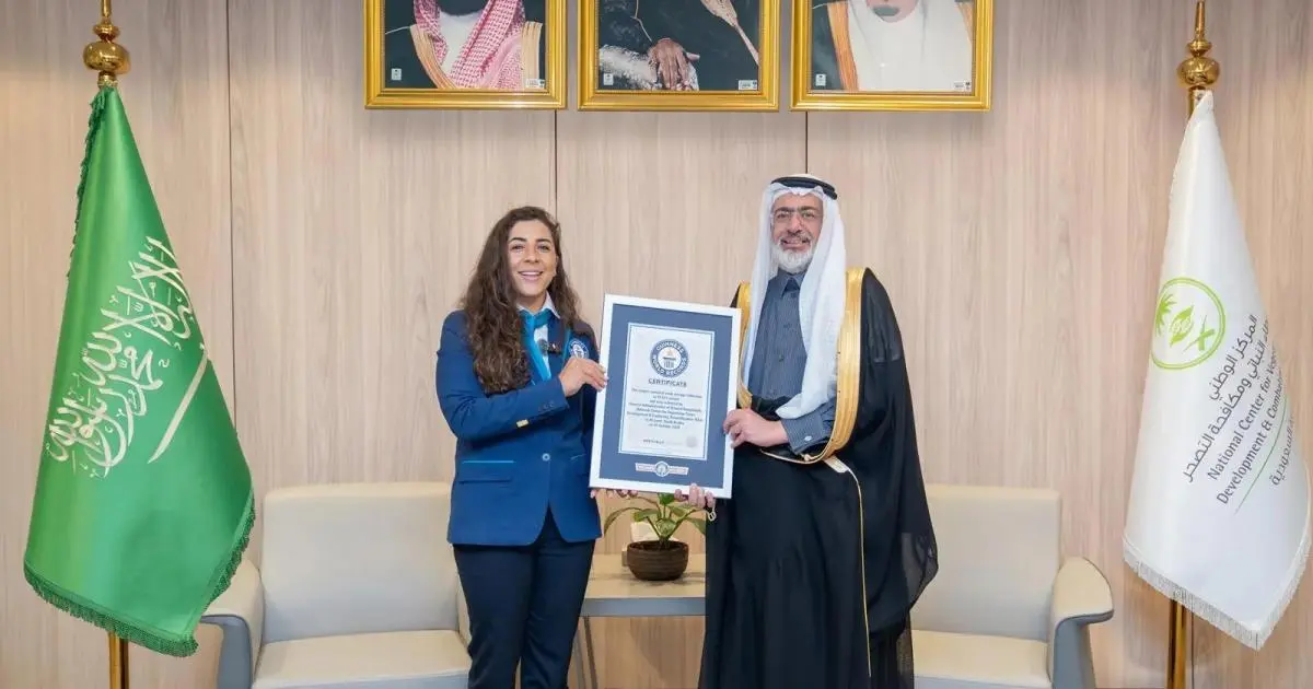 السعودية تدخل "غينيس" بـ 95 طناً من البذور الموسمية