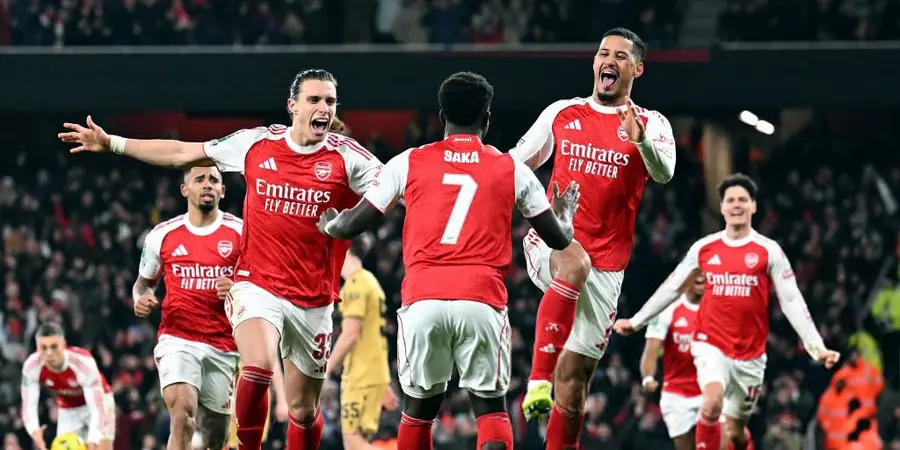 ارسنال يقصي كريستال بالاس ويصعد لنصف نهائي كاس كابيتال ون