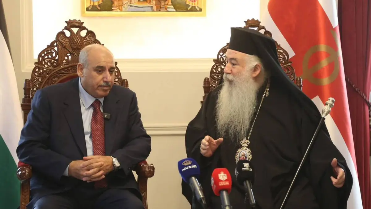 رئيس مجلس النواب يزور مطرانية الأردن ويؤكد اعتزاز المجلس بالكنائس ووحدة الوطن