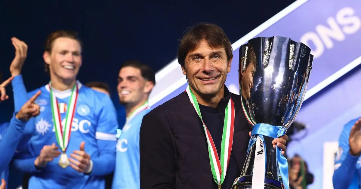 أنطونيو كونتي: هزيمة نابولي أمام بولونيا حفزت لقب كأس السوبر الإيطالي