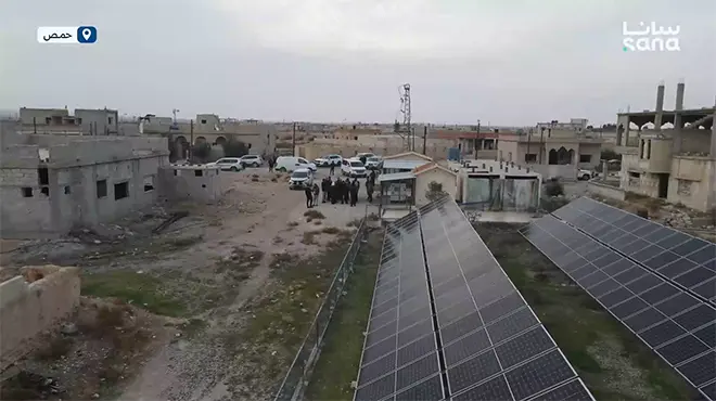 وفد من وزارة الطاقة يطلع على الواقع الخدمي في ريف حمص الشرقي الجنوبي