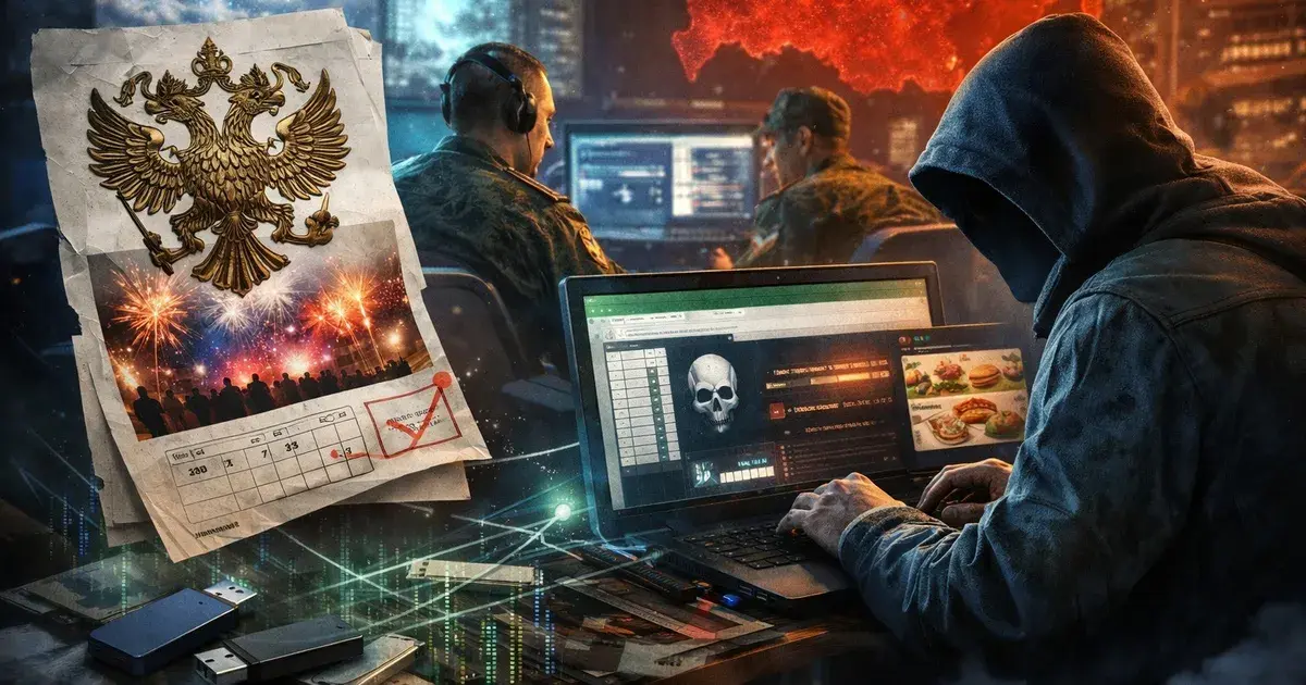 هجوم سيبراني يستهدف الجيش الروسي بدعوات مزيفة لحفل رأس السنة