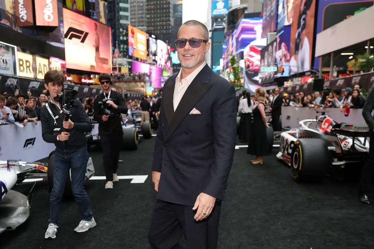 Why Brad Pitt and George Russell shut down Caesars Palace for an overnight Mercedes advert