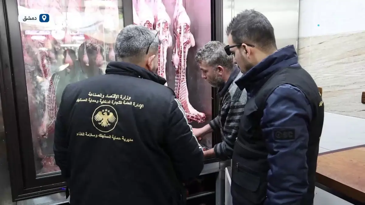 جولة تموينية في باب سريجة بدمشق مع اقتراب عيد الميلاد ورأس السنة