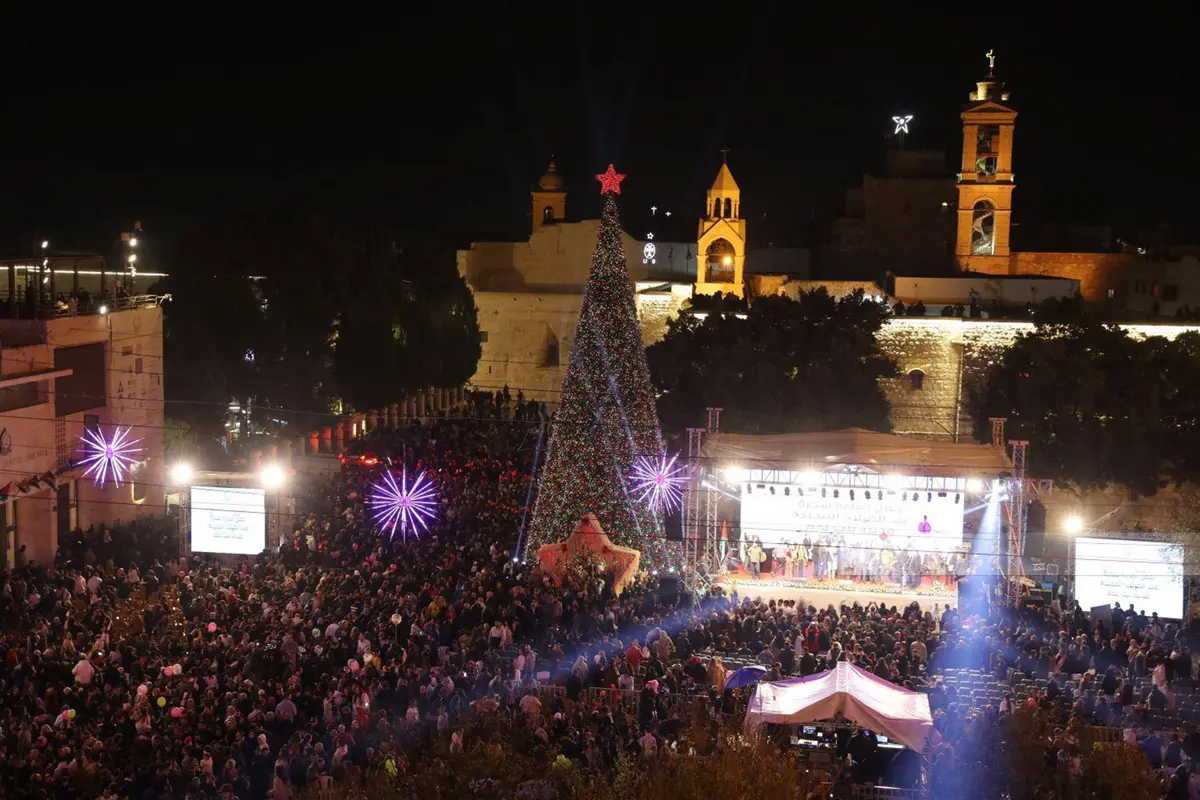 احتفالات عيد الميلاد تعود إلى بيت لحم بعد عامين من حرب غزة