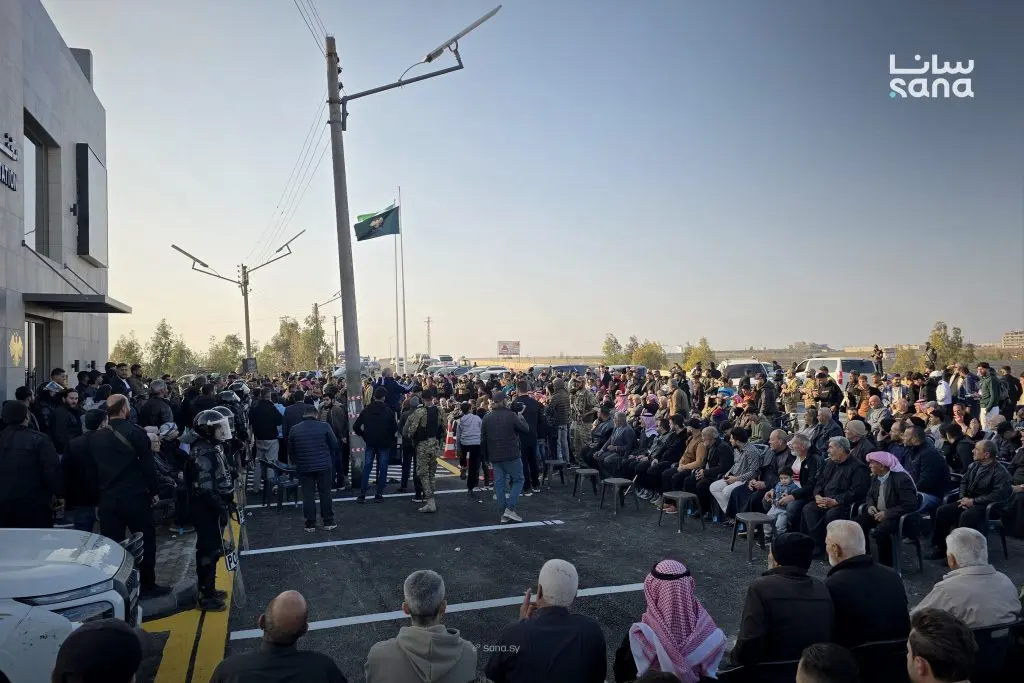 افتتاح مخفر صيدا بريف درعا الشرقي بحضور رسمي وشعبي