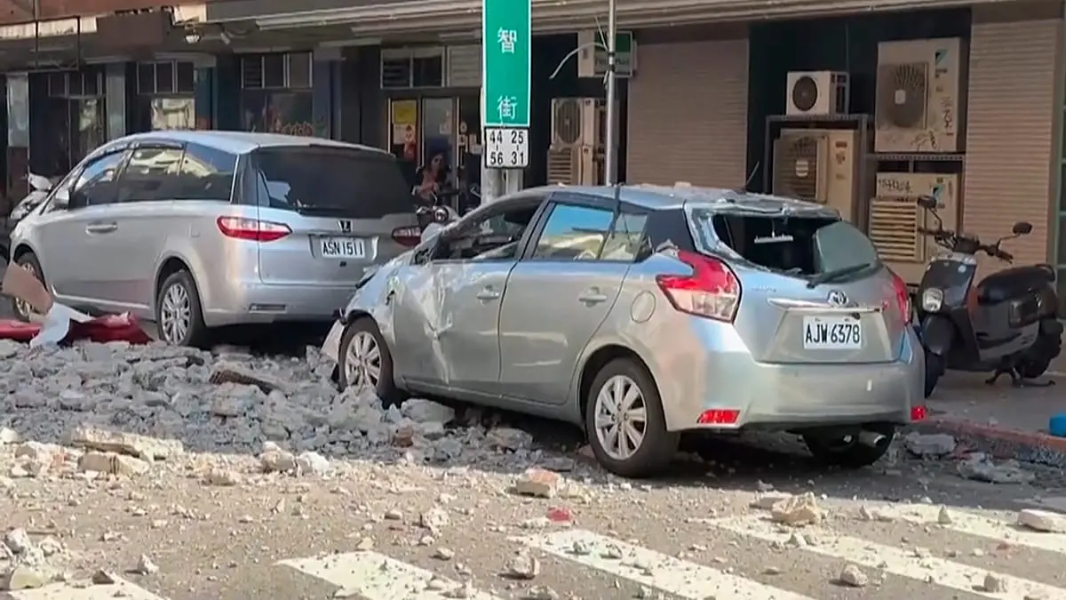 زلزال بقوة 6.1 درجات يضرب جنوب شرقي تايوان