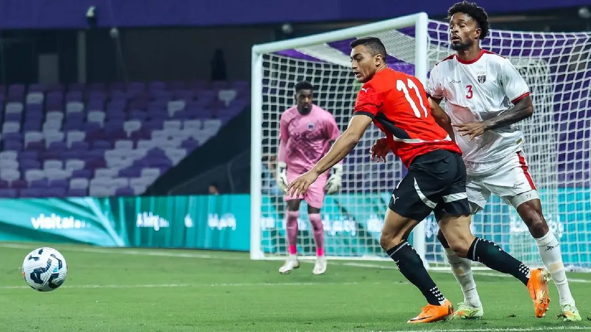 بالفيديو: مصطفى محمد يظهر مع لاعبي السودان أمام الجزائر!