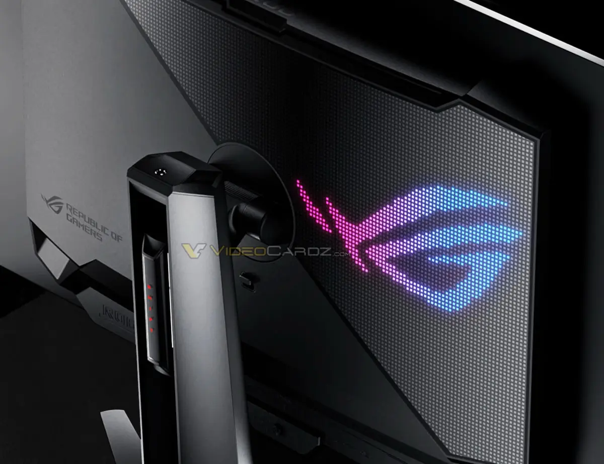 تسريب: شاشة ألعاب Asus ROG Swift OLED PG32UCDM3 مع "درع أسود" وزيادة سطوع