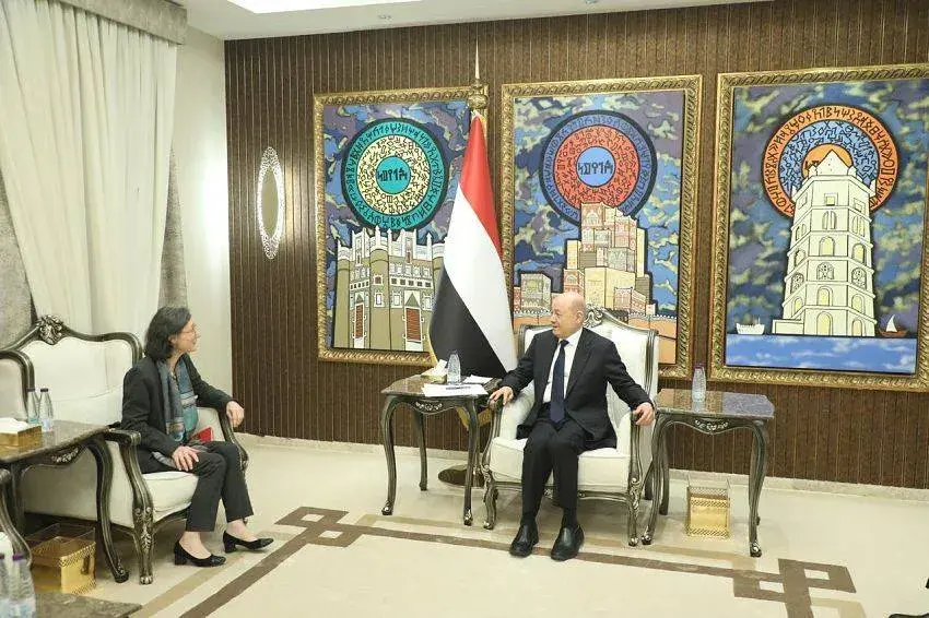 العليمي يرفض «تقطيع» اليمن ويؤكد حماية المركز القانوني للدولة