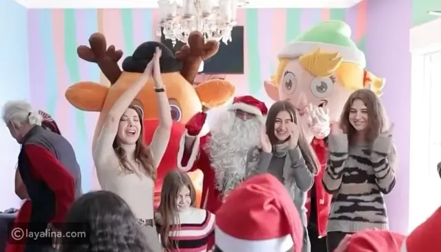 برفقة بناتها: نانسي عجرم تختار الاحتفال بالكريسماس مع أطفال مركز مخصص للرعاية