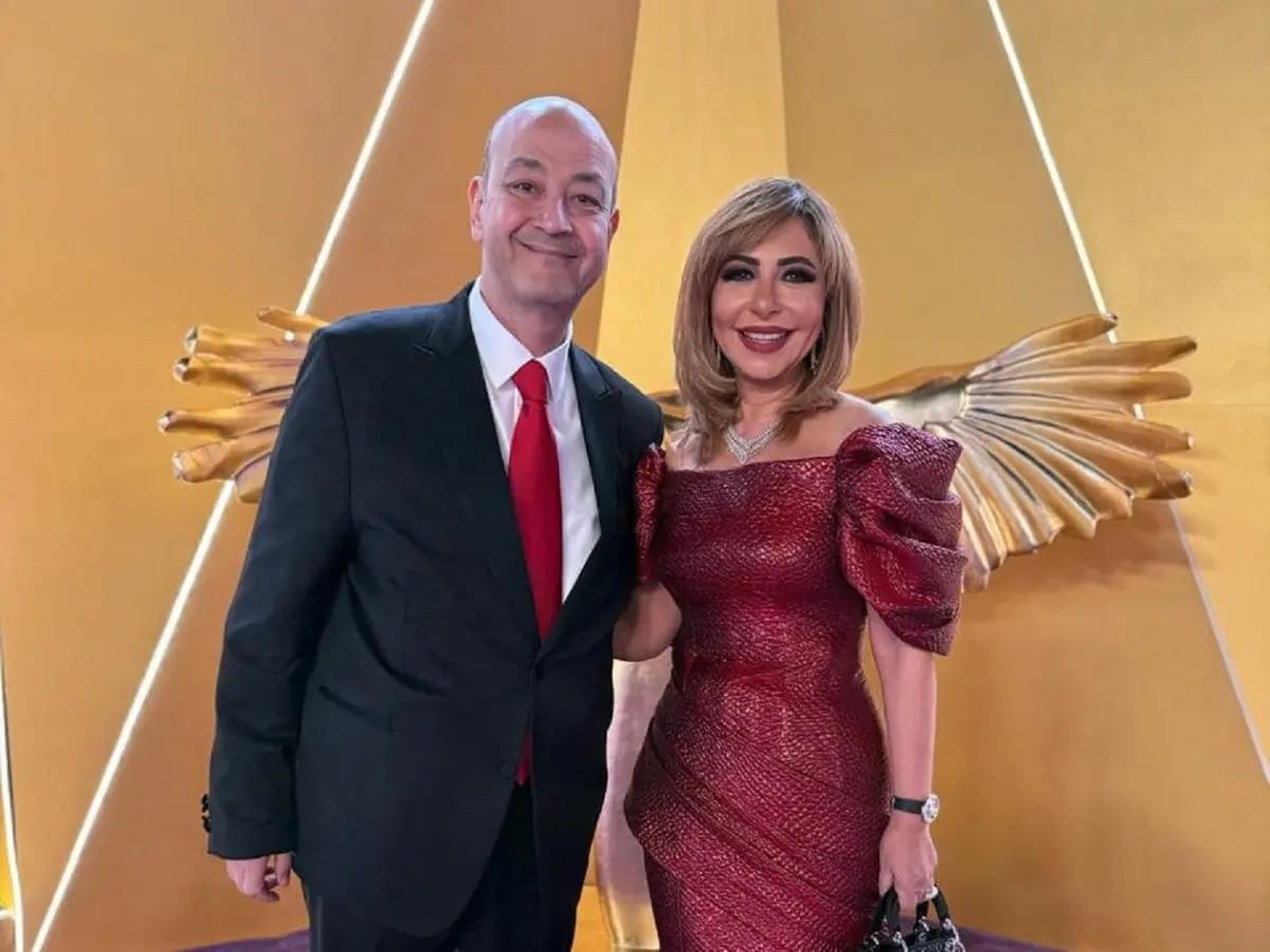 طلاق عمرو أديب ولميس الحديدي رسمياَ بعد 25 سنة زواج