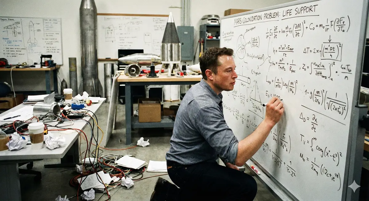 طريقة إيلون ماسك في حل المشكلات