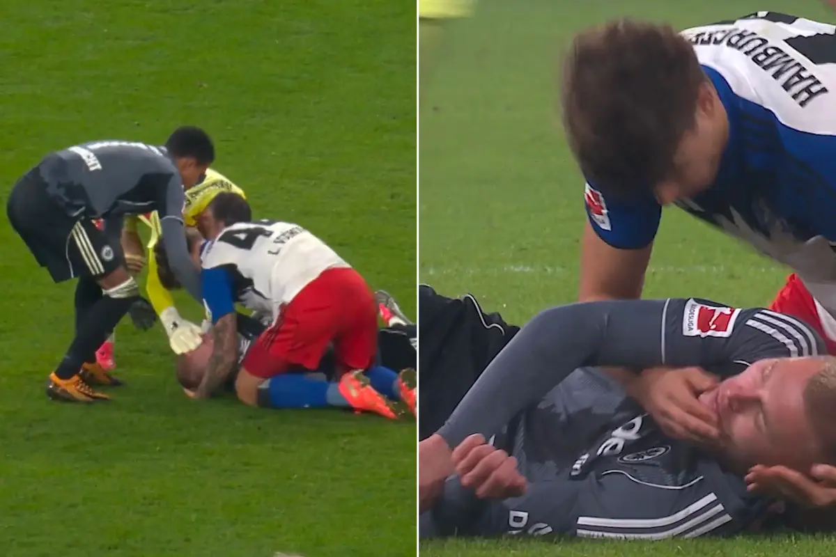 شاهد.. تصرف بطولي للاعب أنقذ منافسه من الموت بالدوري الألماني