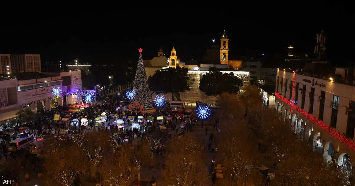 احتفالات عيد الميلاد تعود إلى بيت لحم بعد عامين من التوقف