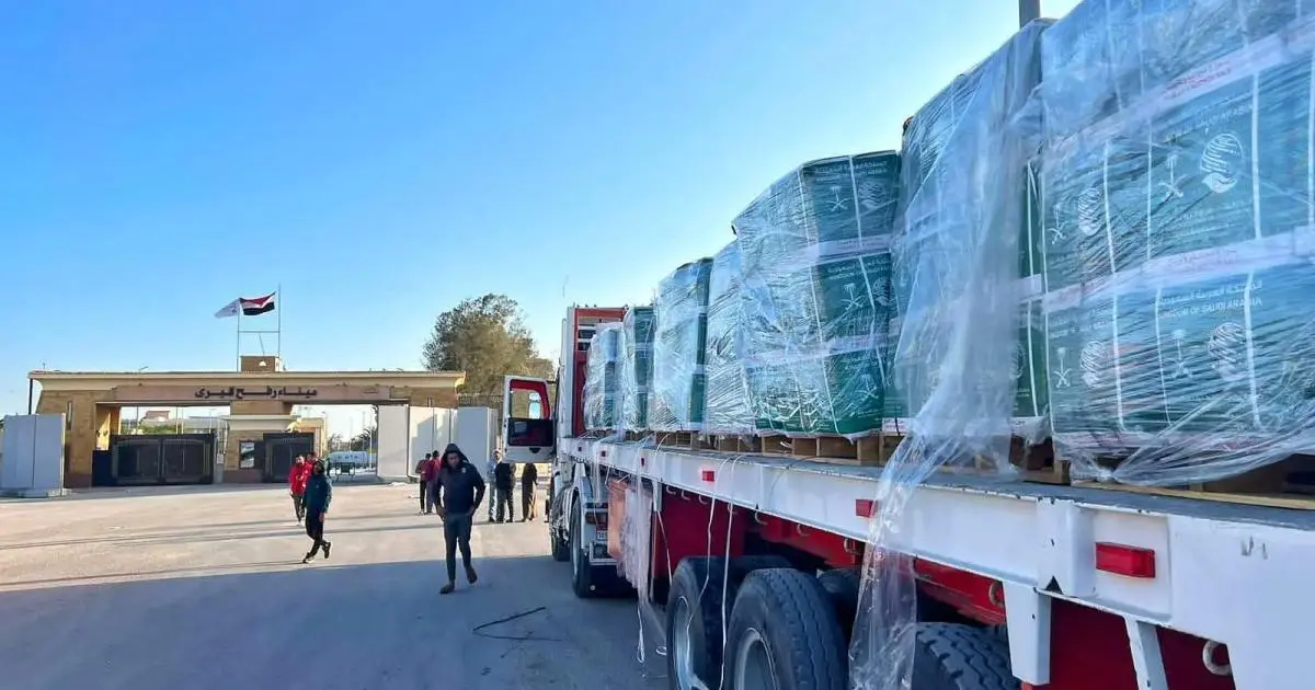 السعودية ترسل مساعدات إنسانية جديدة إلى غزة