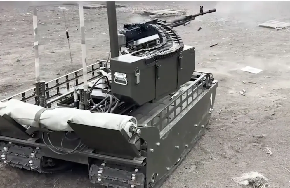 الجيش الروسي يستخدم روبوتا مجهزا بألغام وأسلحة متنوعة