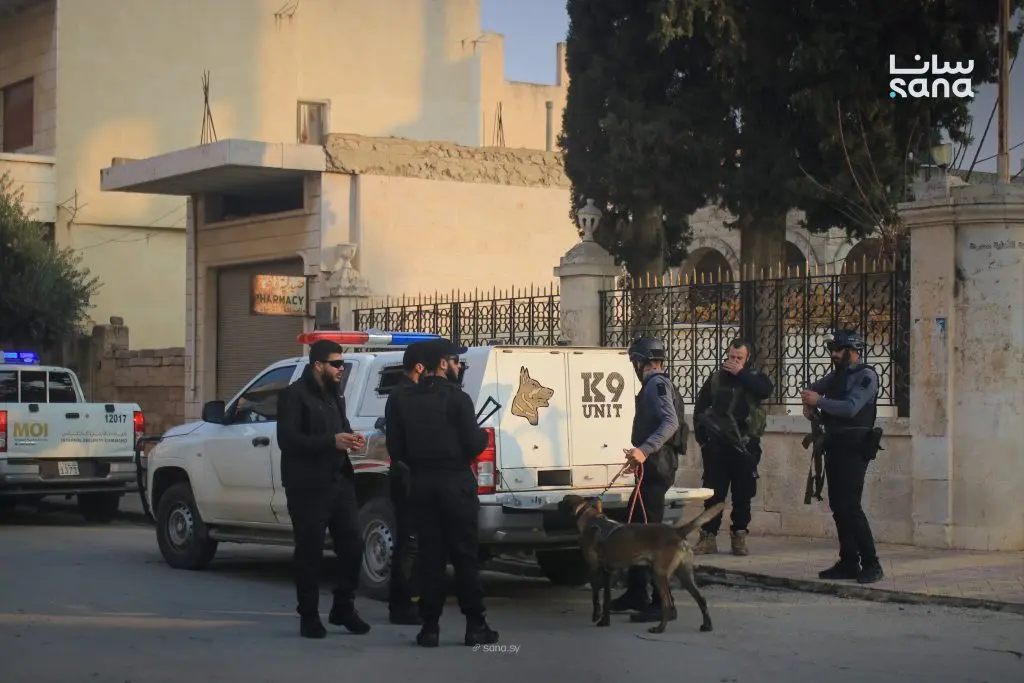 قوى الأمن الداخلي في محردة بريف حماة الشمالي تتخذ الإجراءات لتأمين الاحتفالات بعيد الميلاد