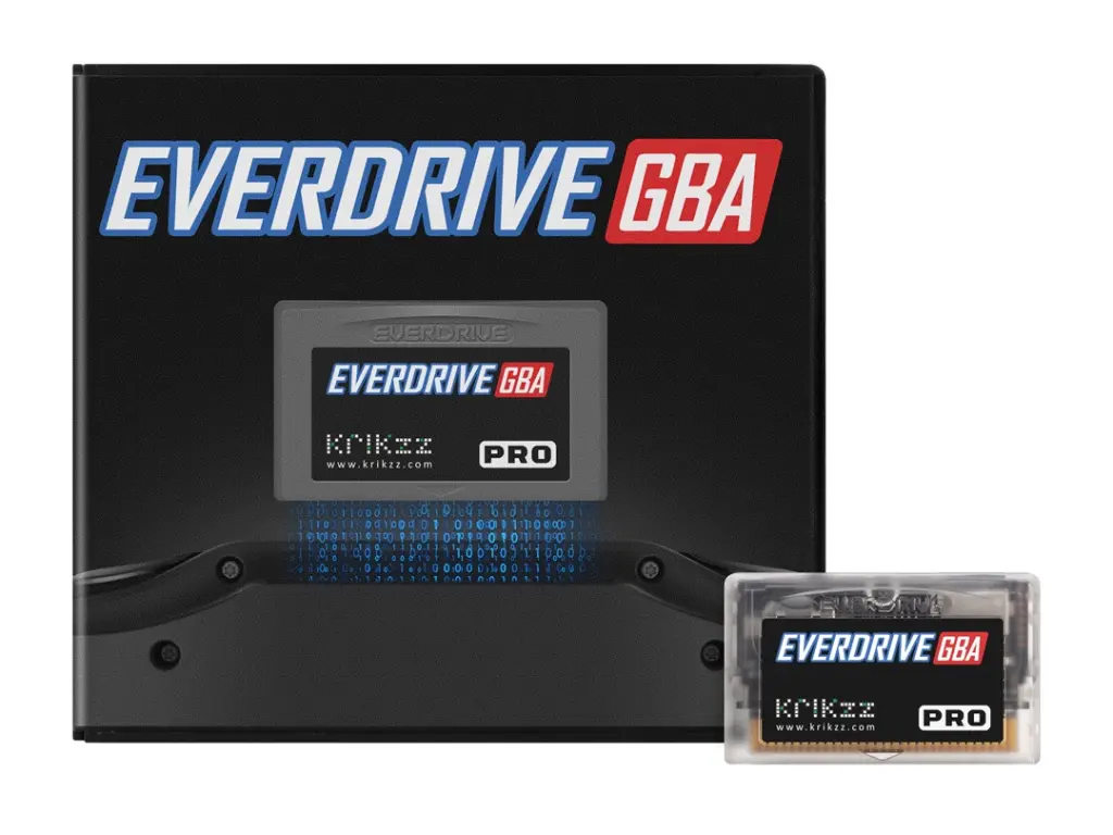 إعلان EverDrive GBA Pro: دعم حفظ الحالة والساعة والجايرو للعبة GBA